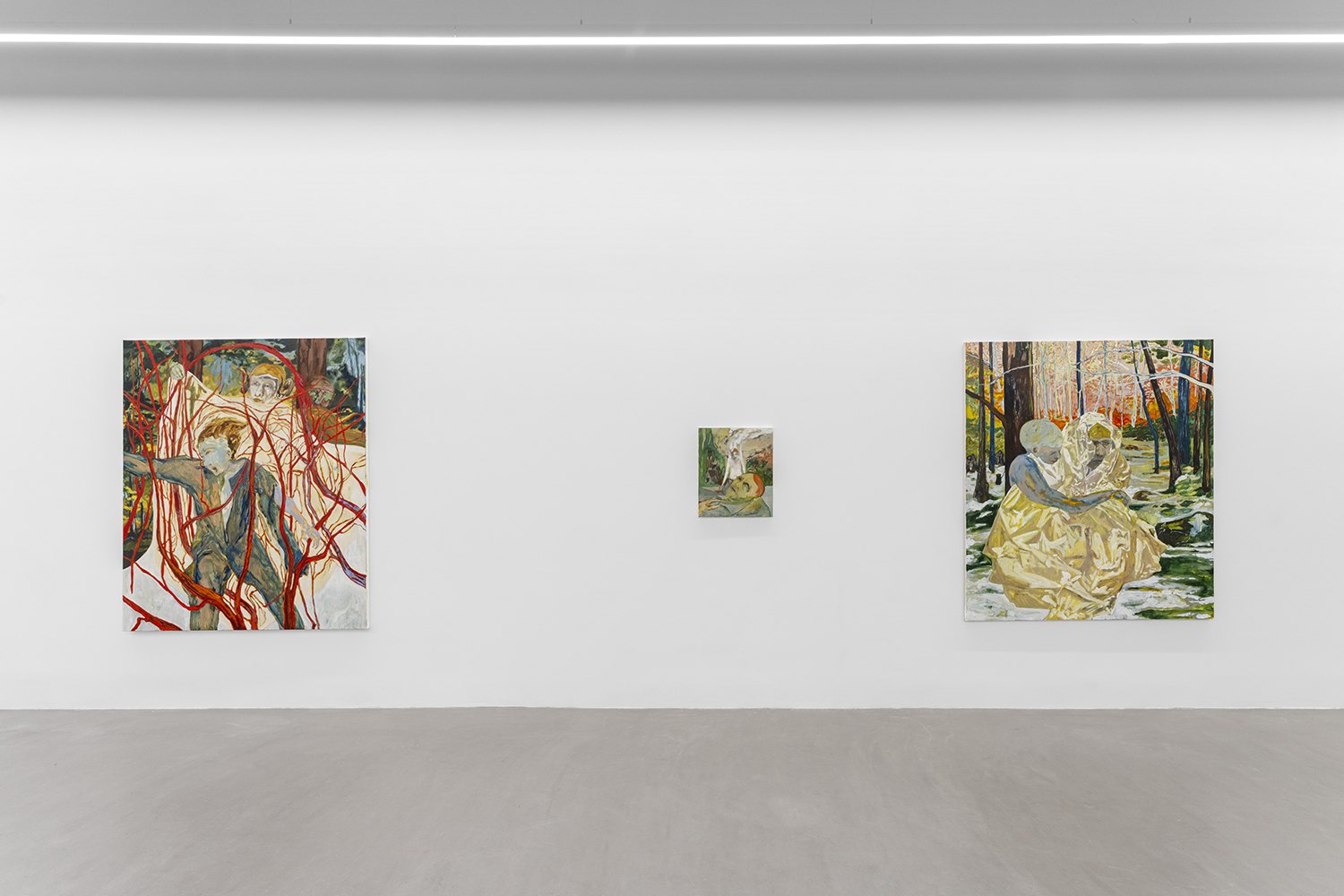 Installation view of Land Between the Lakes, Bremond Capela, Paris, France, 2025